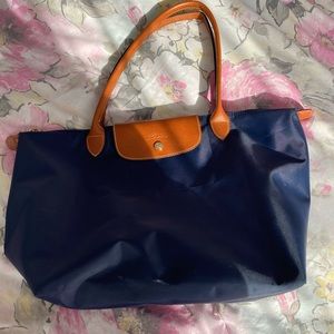 Long champ Tote - Navy